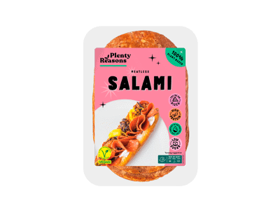 Vegetariškas saliamis PLENTY REASONS, 100 g