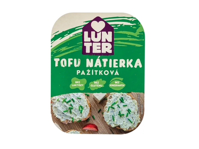 Kreminė tofu užtepėlė LUNTER, su laiškiniais česnakais, 140 g