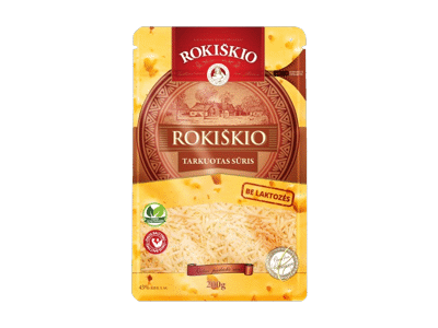 Tarkuotas ROKIŠKIO sūris, 45 % rieb. s. m., 200 g