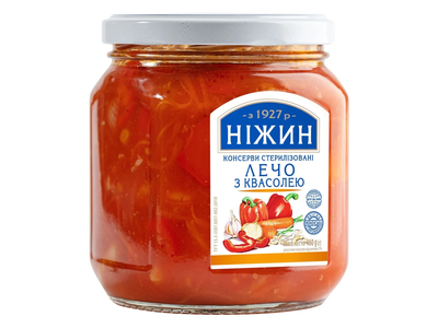 Lečas NEZHIN, su pupelėmis, 460g