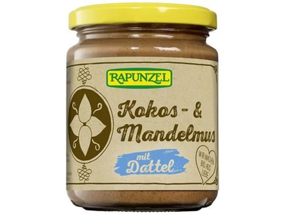 Ekologiškas kokosų ir migdolų kremas su datulėmis RAPUNZEL, 250 g