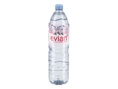 Natūralus negazuotas mineralinis vanduo EVIAN, 1.5 l