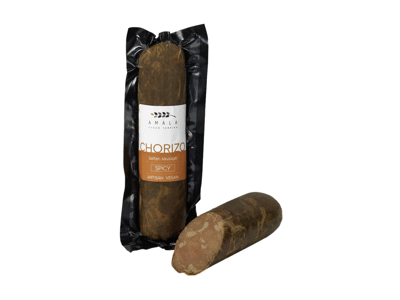 Veganiškas rūkytas čiorisas AMALA CHORIZO, 220 g
