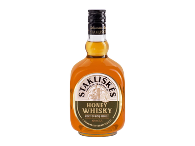 Midus HONEY WHISKY STAKLIŠKĖS, 40 %, 0,7 l