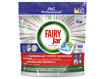 Automatinių indaplovių kapsulės FAIRY All in 1 Platinum, 90 vnt.