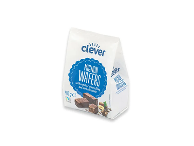 Mignon vafliai CLEVER, 400 g
