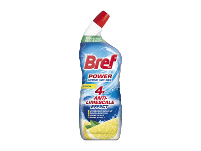 WC valiklis BREF POWER ACTIVE Lemon, 750 ml