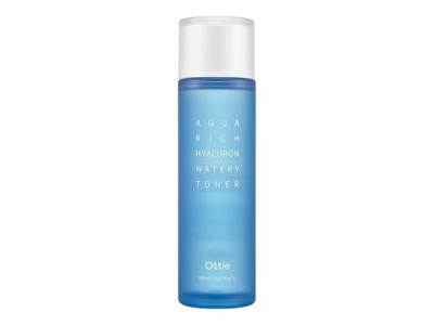 OTTIE AQUA RICH HYALURON WATERY veido tonikas, 150 ml