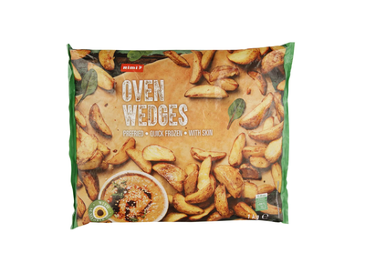Neluptos gruzdintos bulvių skiltelės RIMI,1kg