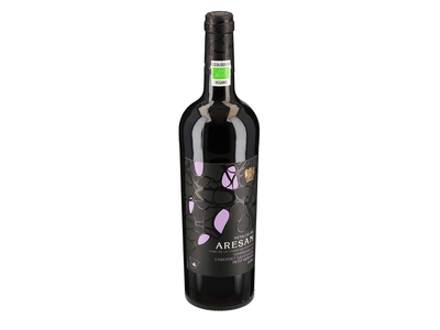 Ekologiškas raudonasis vynas PETALOS DE ARESAN TEMPRANILLO/CABERNET SAUVIGNON/PETIT VERDOT 14%, 0,75 l