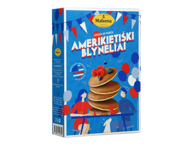 Miltinis amerikietiškų blynų mišinys MALSENA, 300 g