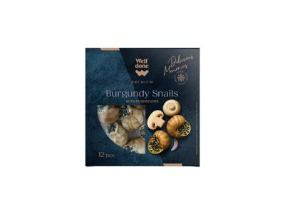 Burgundiškos sraigės su grybais WELL DONE PREMIUM, 100 g