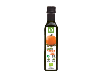 Ekologiškas šaltai spaustas moliūgų sėklų aliejus BIONATURAL, 250 ml