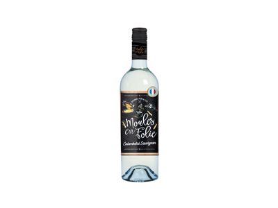 Baltasis sausas vynas MOULES EN FOLIE, 750 ml