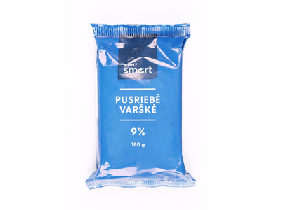 Pusriebė varškė RIMI SMART, 9 %, 180 g
