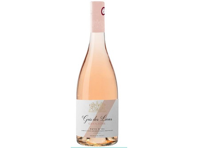Vynas GRIS DES LIONS, Grenache, IGP, rožinis, sausas, 12,5%, 0.75l