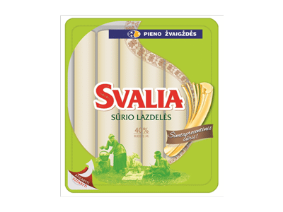 Sūrio lazdelės SVALIA, 40 % rieb. s. m., 140 g