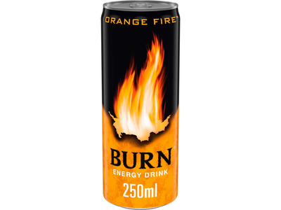 Energinis gėrimas BURN ORANGE FIRE, 250ml