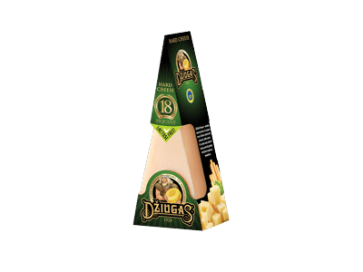 Kietasis sūris DŽIUGAS PIQUANT, brandintas 18 mėn., 40 % rieb. s. m., 180 g