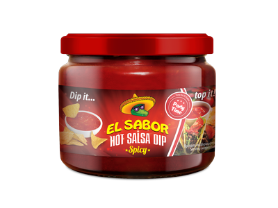 Salsa padažas dip EL SABOR, aštrus, 300 g