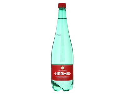 Lengvai gazuotas mineral. vanduo HERMIS, 1l