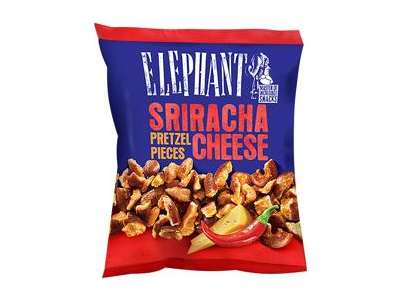 Brecelių gabaliukai ELEPHANT, SRIRACHA sūrio skonio, 125 g