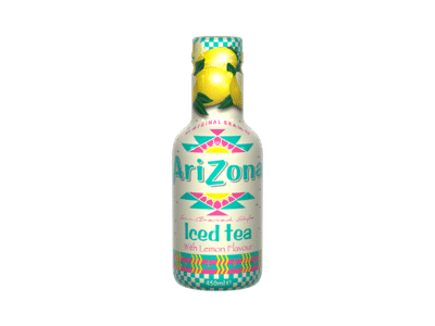 Šaltos arbatos gėrimas ARIZONA EXTRA JUICY, citrinų skonio, 450 ml