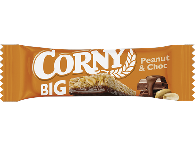 Javainių batonėlis CORNY BIG, žemės riešutų skonio, 50 g