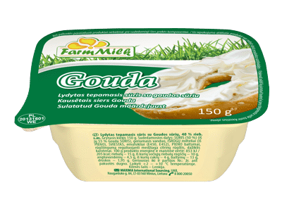 Lydytas tepamasis sūris FARM MILK, 150 g