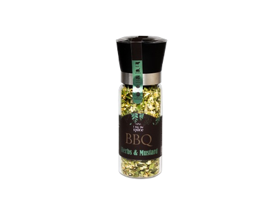 Prieskonių mišinys I AM THE SPICE, BBQ Herbs & Mustard, malūnėlyje, 90 g