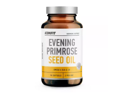 ICONFIT maisto papildas EVENING PRIMROSE SEED OIL, 90 kaps.