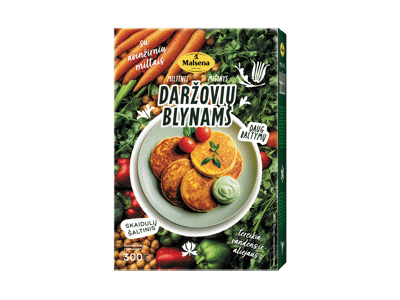 Miltų mišinys daržovių blynams MALSENA, 300 g