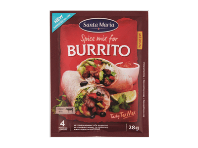 Buritų prieskonių mišinys SANTA MARIA TEX MEX, 28 g