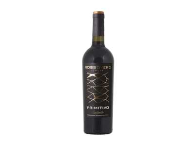Raudonasis pusiau sausas vynas ROSSOVERO PRIMITIVO, 750 ml