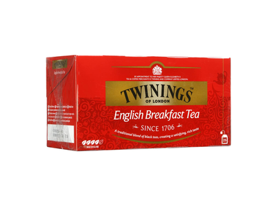 J. arb. TWININGS ENGLISH BREAKFAST, 25 x 2 g