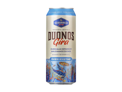 Gubernija Šviesi kvietinė duonos gira 0,5 L