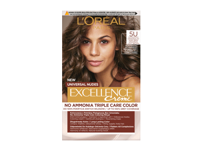 Plaukų dažai L'OREAL EXCELLENCE UNIVERSAL NUDES, Nr. 5U, 1 vnt.