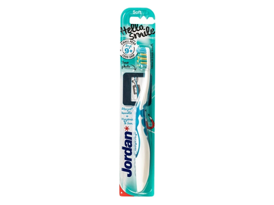 Vaikiškas dantų šepetėlis 9+ JORDAN HELLO SMILE