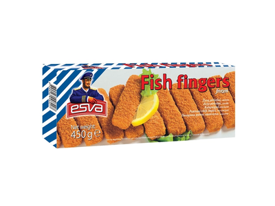 Šaldyti žuvų piršteliai ESVA, 450 g
