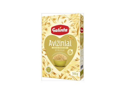 Greitai paruošiami avižiniai dribsniai GALINTA, 500 g