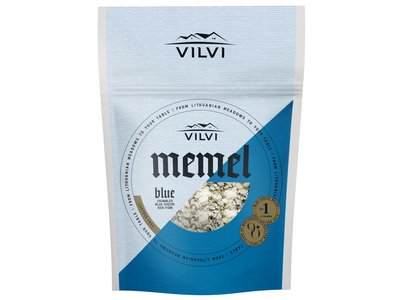 Smulkintas pelėsinis sūris MEMEL BLUE, 50 %, RSM, 100 g