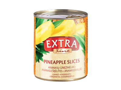 Ananasų griežinėliai sirupe EXTRA LINE, 565 g