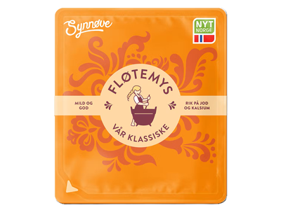 Karvių pieno sūris Flotemys SYNNOVE, pjaustytas, 150 g