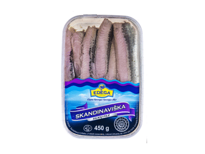 SKANDINAVIŠKA silkių filė EDEGA, 450 g