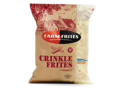 Šaldytos bulvės FARM FRITES Super, vingiuotos, 2,5 kg, New Generation