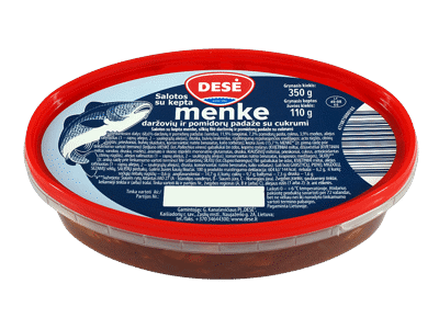 Salotos su kepta menke daržovių ir pomidorų padaže, 350 g