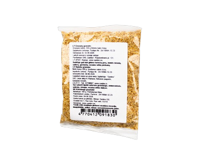 Česnakų granulės, džiovintos 0.5-1 mm, 100 g