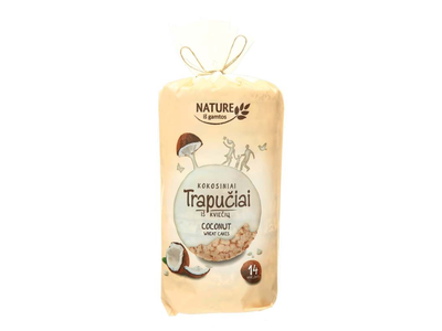 Kokosiniai trapučiai iš kviečių NATURE, 210g