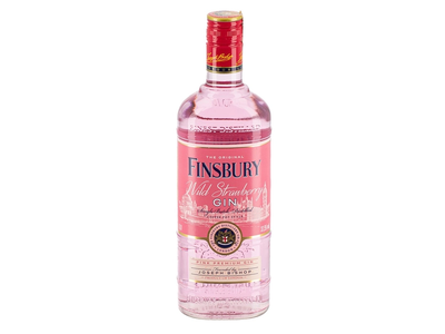 Džinas FINSBURY WILD STRAWBERRY PINK GIN (37,5%), 700 ml