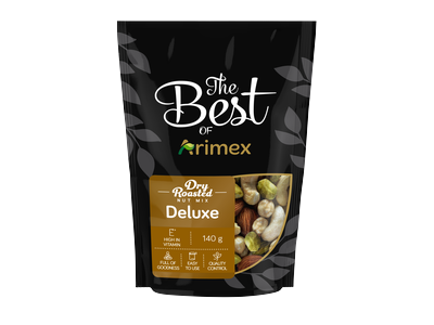 Kepintų riešutų mišinys, The Best of Arimex, DELUXE, 140 g